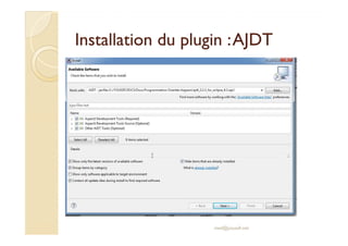 Installation du plugin :AJDTInstallation du plugin :AJDT
med@youssfi.net
 