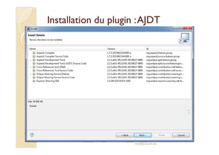 Installation du plugin :AJDTInstallation du plugin :AJDT
med@youssfi.net
 