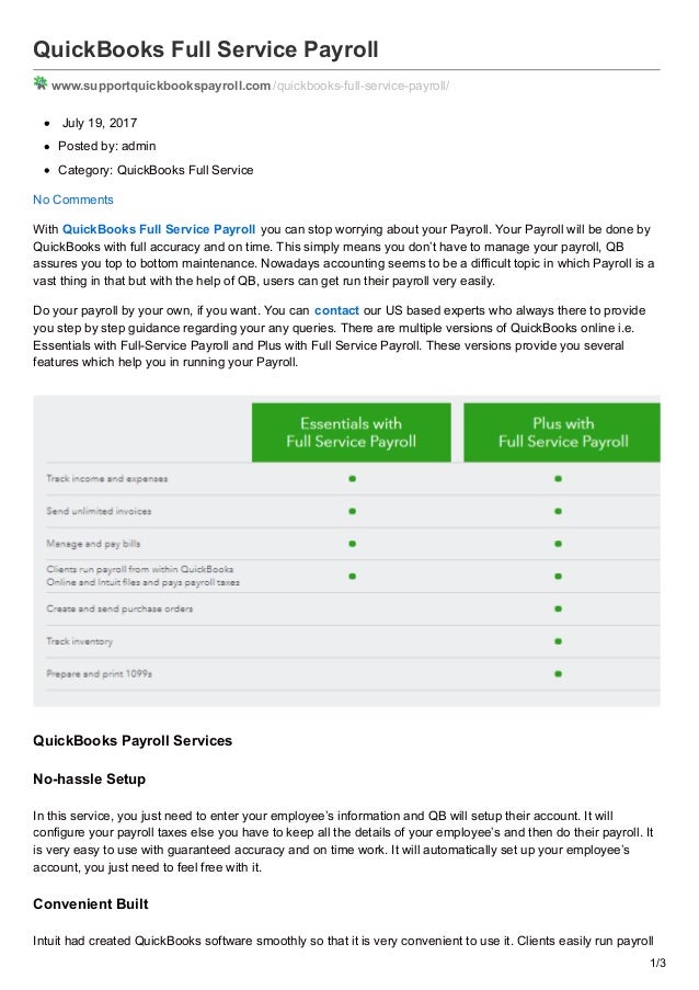 quickbooks payroll service contact quickbooks payroll service contact