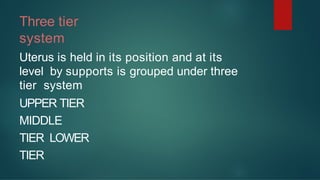supports of uterus, prolapse class1.pptx