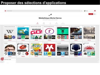 Proposer des sélections d'applications
 