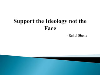 - Rahul Shetty
 