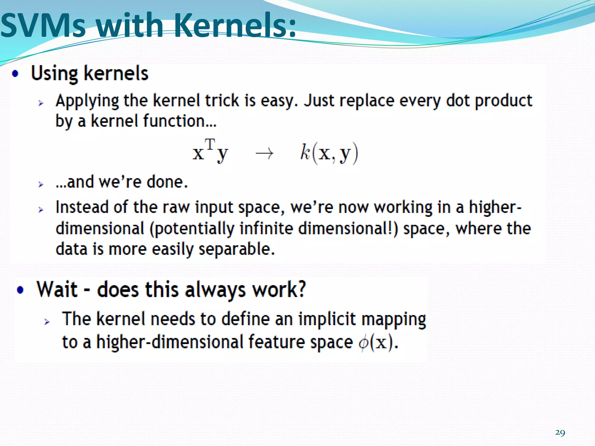 Support vector machine | PPTX