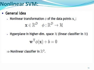 Support vector machine | PPTX