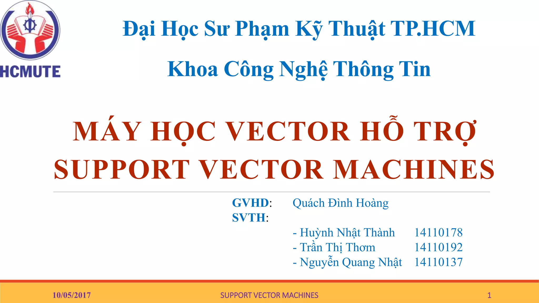 Support vector machines | PPTX