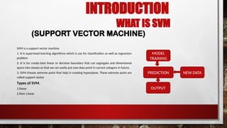 support vector machines ML Algorithmnppt.pptx | Free Download