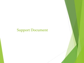 Support Document
 