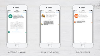 ACCOUNT	LINKING PERSISTENT	MENU QUICK	REPLIES
50
 