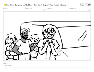 Scene
8
Duration
05:02
Panel
4
Duration
00:13
Dialog
HENRY:
I gotta--
Dungeons and Daddies Episode 6: Support Your Local Library Page 24/190
 