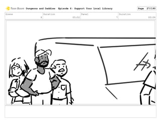 Scene
8
Duration
05:02
Panel
7
Duration
00:06
Dungeons and Daddies Episode 6: Support Your Local Library Page 27/190
 