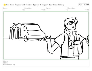 Scene
12
Duration
07:21
Panel
7
Duration
00:21
Dialog
HENRY:
"Oh-des-see of
Dungeons and Daddies Episode 6: Support Your Local Library Page 53/190
 