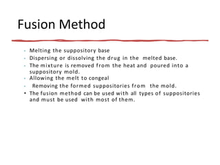Suppositories | PPTX