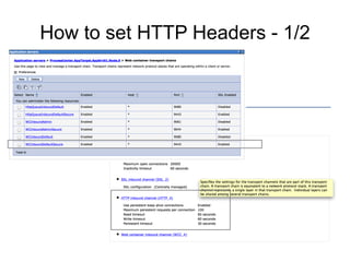 Suppressing http headers from web sphere application server | PDF