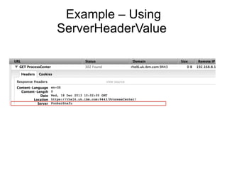 Suppressing http headers from web sphere application server | PDF
