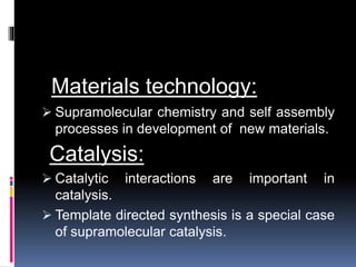 Supramolecular chemistry | PPTX