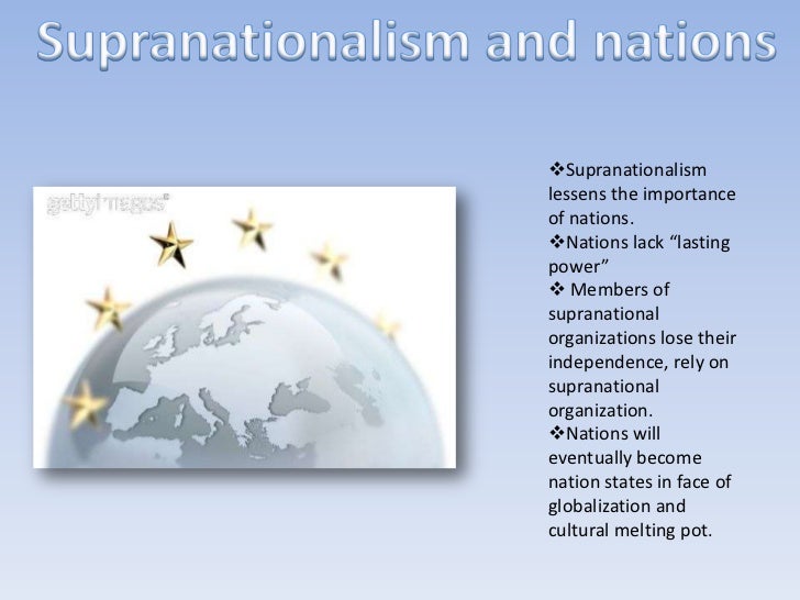 Supranationalism Powerpoint