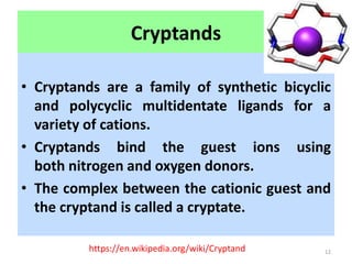 SUPRAMOLECULAR CHEMISTRY | PPTX