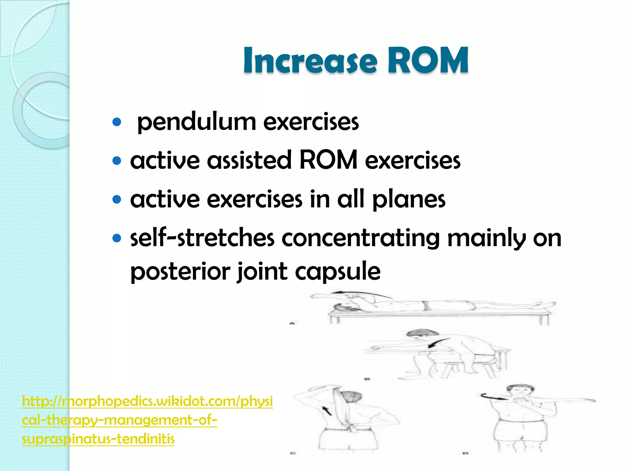 Cal R0m Supraspinatus tendinitis 30may2013 | PPTX
