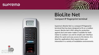 Suprema Acess controll Products presentation.pptx