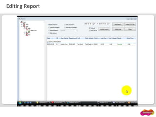 Editing Report
 