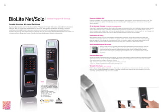 Suprema Inc, Biometrical solutions | PDF