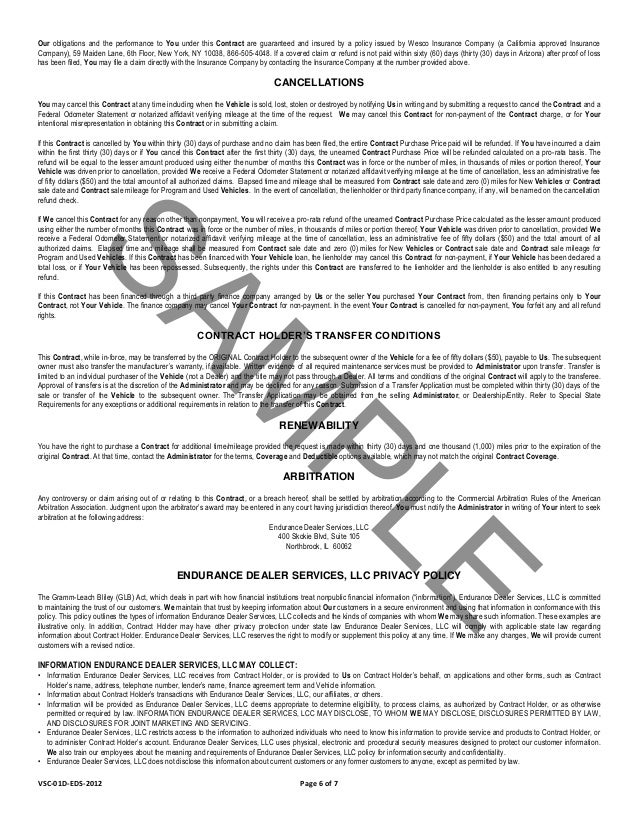 Endurance Supreme Coverage Plan