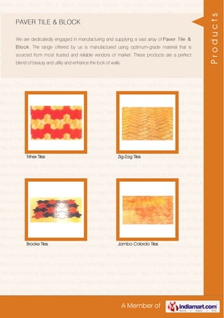 A Member of
Floor Tiles Paver Tile & Block Concrete Blocks Concrete Cement Slabs Cement
Bricks Grill And Fences Mosaic Tile And Flooring Glossy Paver Blocks Glossy
Tiles Designer Tiles Floor Tiles Paver Tile & Block Concrete Blocks Concrete Cement
Slabs Cement Bricks Grill And Fences Mosaic Tile And Flooring Glossy Paver
Blocks Glossy Tiles Designer Tiles Floor Tiles Paver Tile & Block Concrete
Blocks Concrete Cement Slabs Cement Bricks Grill And Fences Mosaic Tile And
Flooring Glossy Paver Blocks Glossy Tiles Designer Tiles Floor Tiles Paver Tile &
Block Concrete Blocks Concrete Cement Slabs Cement Bricks Grill And Fences Mosaic
Tile And Flooring Glossy Paver Blocks Glossy Tiles Designer Tiles Floor Tiles Paver Tile &
Block Concrete Blocks Concrete Cement Slabs Cement Bricks Grill And Fences Mosaic
Tile And Flooring Glossy Paver Blocks Glossy Tiles Designer Tiles Floor Tiles Paver Tile &
Block Concrete Blocks Concrete Cement Slabs Cement Bricks Grill And Fences Mosaic
Tile And Flooring Glossy Paver Blocks Glossy Tiles Designer Tiles Floor Tiles Paver Tile &
Block Concrete Blocks Concrete Cement Slabs Cement Bricks Grill And Fences Mosaic
Tile And Flooring Glossy Paver Blocks Glossy Tiles Designer Tiles Floor Tiles Paver Tile &
Block Concrete Blocks Concrete Cement Slabs Cement Bricks Grill And Fences Mosaic
Tile And Flooring Glossy Paver Blocks Glossy Tiles Designer Tiles Floor Tiles Paver Tile &
Block Concrete Blocks Concrete Cement Slabs Cement Bricks Grill And Fences Mosaic
Tile And Flooring Glossy Paver Blocks Glossy Tiles Designer Tiles Floor Tiles Paver Tile &
Block Concrete Blocks Concrete Cement Slabs Cement Bricks Grill And Fences Mosaic
Tile And Flooring Glossy Paver Blocks Glossy Tiles Designer Tiles Floor Tiles Paver Tile &
Block Concrete Blocks Concrete Cement Slabs Cement Bricks Grill And Fences Mosaic
Tile And Flooring Glossy Paver Blocks Glossy Tiles Designer Tiles Floor Tiles Paver Tile &
Block Concrete Blocks Concrete Cement Slabs Cement Bricks Grill And Fences Mosaic
Tile And Flooring Glossy Paver Blocks Glossy Tiles Designer Tiles Floor Tiles Paver Tile &
Block Concrete Blocks Concrete Cement Slabs Cement Bricks Grill And Fences Mosaic
Tile And Flooring Glossy Paver Blocks Glossy Tiles Designer Tiles Floor Tiles Paver Tile &
Block Concrete Blocks Concrete Cement Slabs Cement Bricks Grill And Fences Mosaic
Tile And Flooring Glossy Paver Blocks Glossy Tiles Designer Tiles Floor Tiles Paver Tile &
Block Concrete Blocks Concrete Cement Slabs Cement Bricks Grill And Fences Mosaic
Tile And Flooring Glossy Paver Blocks Glossy Tiles Designer Tiles Floor Tiles Paver Tile &
Block Concrete Blocks Concrete Cement Slabs Cement Bricks Grill And Fences Mosaic
Tile And Flooring Glossy Paver Blocks Glossy Tiles Designer Tiles Floor Tiles Paver Tile &
PAVER TILE & BLOCK
We are dedicatedly engaged in manufacturing and supplying a vast array of Paver Tile &
Block. The range offered by us is manufactured using optimum-grade material that is
sourced from most trusted and reliable vendors of market. These products are a perfect
blend of beauty and utility and enhance the look of walls.
Trihex Tiles Zig-Zag Tiles
Brooke Tiles Jambo Colordo Tiles
Products
 