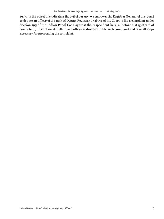 Supreme court judgement perjury PDF