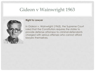 gideon v wainwright ruling