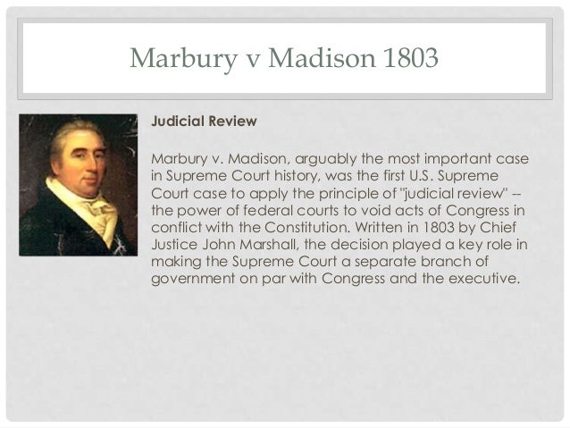 John Marshall Marbury Vs Maryland Activist Justice Marshall