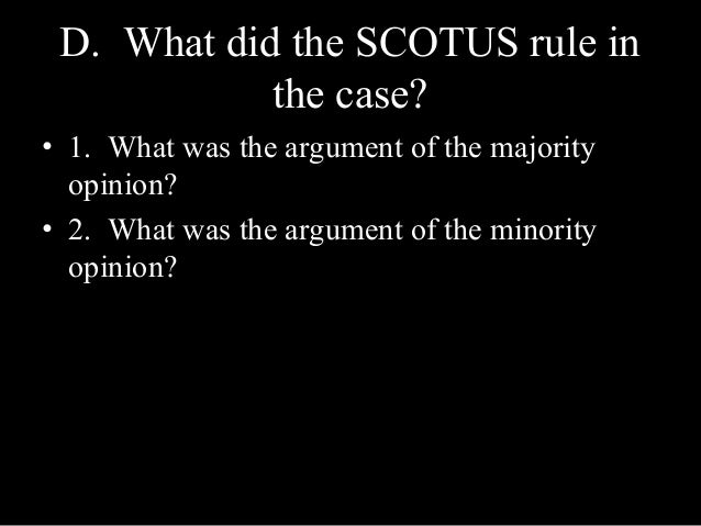 Supreme court cases essay