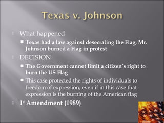 4th amendment landmark cases