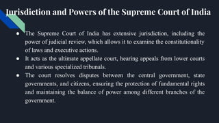 International Court of Justice and Supreme Court of India | PDF