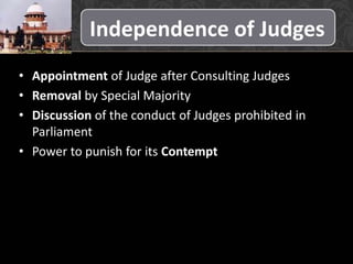 what is the procedure of appointment of supreme court judges