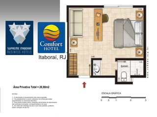 Área Privativa Total = 26,90m2
 