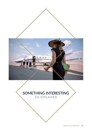 Supreme Jets Marketing 17
SOMETHING INTERESTING
EIS E XPL AINED
 