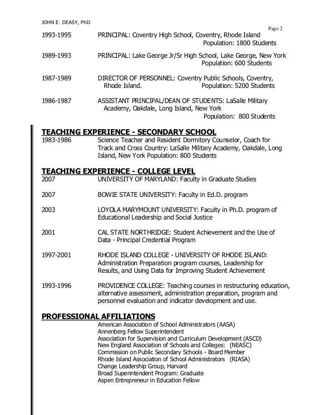 Dropped out of phd resume