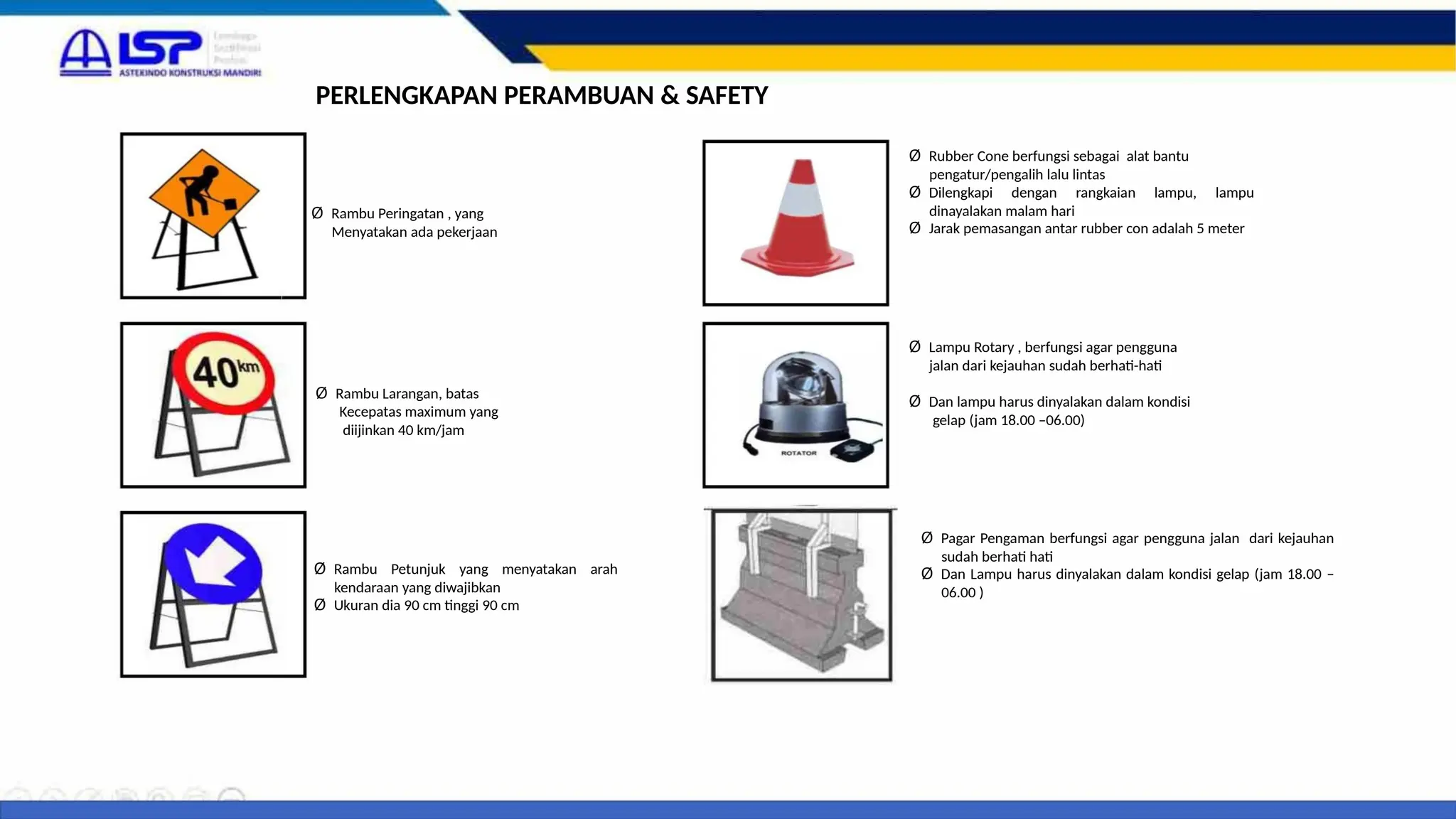 Cone Rambu Rambu Supriadi_Pelaksana Pemeliharaan Jembatan.pptx