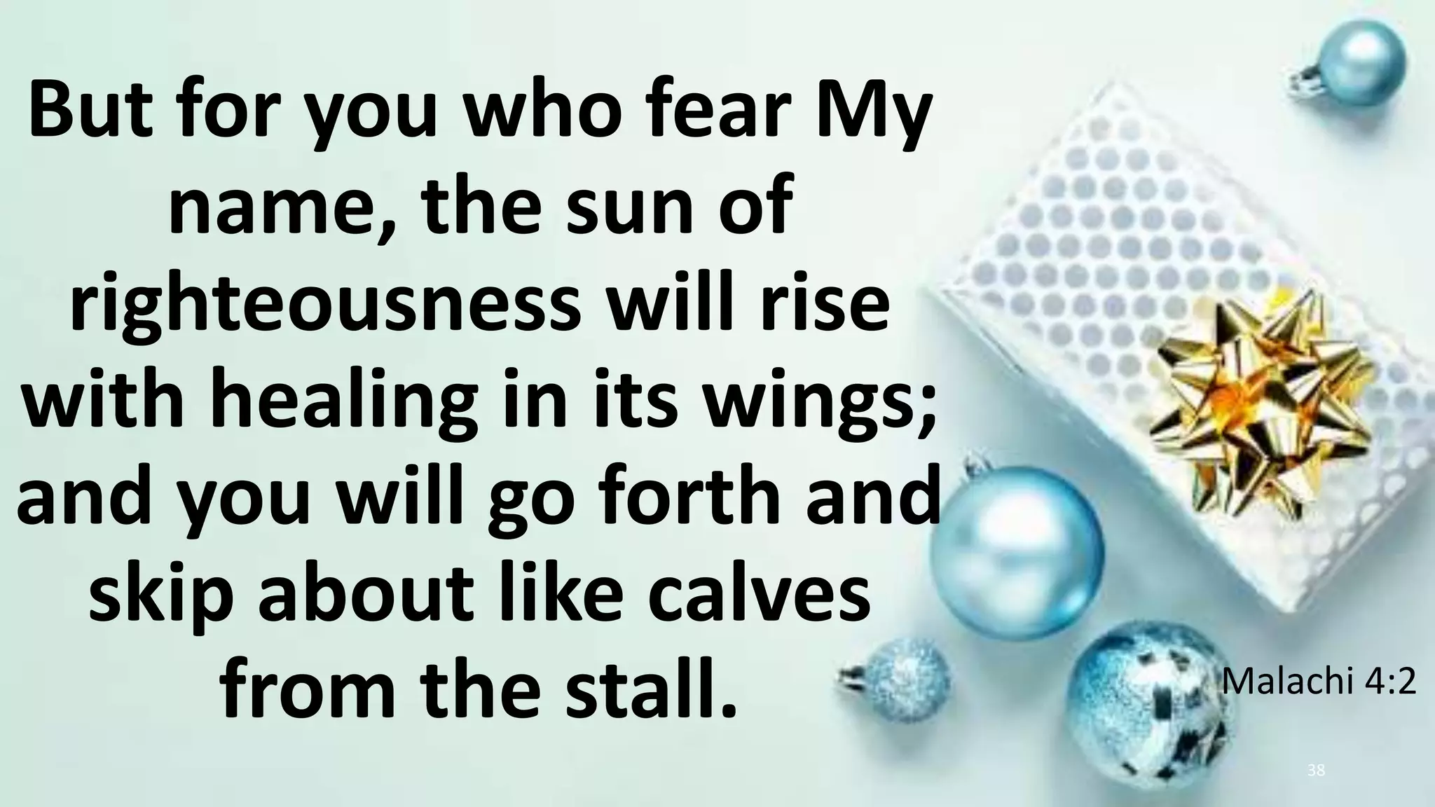 Surprise gift Luke 1:5-25; 57-79 | PPT