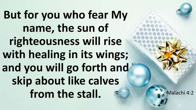 Surprise gift Luke 1:5-25; 57-79 | PPT