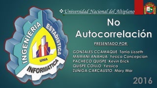 Universidad Nacional del Altiplano
 
