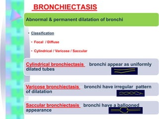 Suppurative lung diseases & lung cancer | PPT