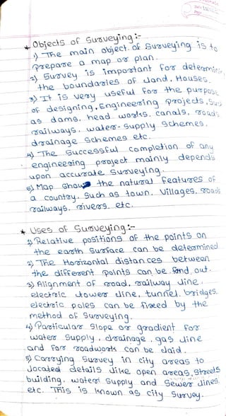 INTRODUCTION OF SURVEYING IN CIVIL ENGINEERING | PDF