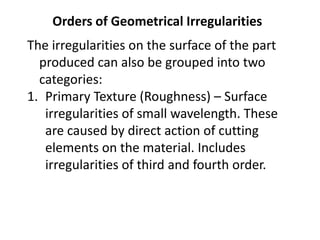 Thread Irregularity Surface tread measurement of screw thread | PPT