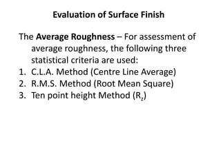Surface tread measurement of screw thread | PPT