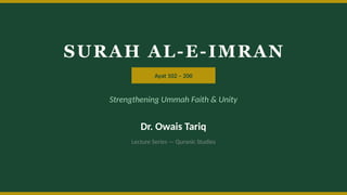 surah al-emraan themes and inmportant explaination.pptx