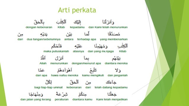 Surah Al Maidah Ayat 48 Dan Kandungannya