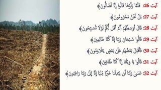 ‫یت‬‫آ‬
26
:
‫ا‬‫ف‬
‫ا‬َّ‫م‬‫ا‬‫ل‬
َّ‫ان‬
ِ
‫ا‬ ‫ا‬‫و‬ُ‫ل‬‫ا‬‫ا‬‫ق‬ ‫ا‬‫ا‬‫ه‬‫ق‬‫و‬َ‫آ‬‫ا‬‫ر‬
‫ا‬‫ون‬ُّ‫ل‬‫ا‬ ‫ضا‬‫ا‬‫ل‬
﴾
‫یت‬‫آ‬
27
:
‫ا‬‫ون‬ُ‫م‬‫و‬ُ‫ر‬‫ق‬‫ح‬‫ا‬‫م‬ ُ‫ن‬‫ق‬‫ا‬‫حن‬ ‫ق‬‫ل‬‫ا‬‫ب‬
﴾
‫یت‬‫آ‬
28
:
‫ا‬‫ل‬‫ا‬‫ا‬‫ق‬
‫ا‬
‫ال‬‫ق‬‫و‬‫ا‬‫ل‬ ‫ق‬ ُ
‫مک‬َّ‫ل‬ ‫ل‬ُ‫ق‬َ‫آ‬ ‫ق‬‫م‬‫ا‬‫ل‬َ‫آ‬ ‫ق‬‫ُم‬‫ه‬ُ‫ط‬ ‫ا‬‫س‬‫ق‬‫و‬َ‫آ‬
ُ‫ح‬ِّ ‫ب‬ ‫ا‬‫س‬ُ‫ت‬
‫ا‬‫ون‬
﴾
‫یت‬‫آ‬
29
:
‫ا‬‫و‬ُ‫ل‬‫ا‬‫ا‬‫ق‬
‫ا‬َّ‫ن‬ُ‫ك‬ َّ‫ان‬
ِ
‫ا‬ ‫ا‬‫ا‬‫ن‬ِّ ‫ب‬‫ا‬‫ر‬ ‫ا‬‫ان‬‫ا‬‫ح‬‫ق‬‫ب‬ ُ‫س‬
‫ا‬‫نی‬ِ ‫م‬ِ ‫ل‬‫ا‬‫ا‬‫ظ‬
﴾
‫یت‬‫آ‬
30
:
‫ا‬‫ف‬
‫ا‬‫ل‬‫ا‬‫ب‬‫ق‬‫ق‬َ‫آ‬
‫ض‬‫ق‬‫ع‬‫ا‬‫ب‬ ٰ ‫ا‬
‫یل‬‫ا‬‫ع‬ ‫ق‬‫ُم‬‫ه‬ ُ‫ض‬‫ق‬‫ع‬‫ا‬‫ب‬
‫ا‬‫ون‬ُ‫م‬‫ا‬‫و‬ ‫ا‬
‫ال‬‫ا‬‫ت‬‫ا‬‫ی‬
﴾
‫یت‬‫آ‬
31
:
‫ا‬‫ق‬
‫ا‬‫و‬ُ‫ل‬‫ا‬
‫ا‬َّ‫ن‬ُ‫ك‬ َّ‫ان‬
ِ
‫ا‬ ‫ا‬‫ا‬‫ن‬‫ا‬‫ل‬‫ق‬‫ی‬‫ا‬‫و‬ ‫ا‬‫ای‬
‫ا‬‫نی‬ِ ‫غ‬‫ا‬‫ا‬‫ط‬
﴾
‫یت‬‫آ‬
32
:
ٰ ‫ا‬
‫یس‬‫ا‬‫ع‬
ٰ‫ا‬
‫یل‬
ِ
‫ا‬ َّ‫ان‬
ِ
‫ا‬ ‫ا‬‫ا‬ ‫ق‬‫ن‬ِّ ‫م‬ ‫ا‬ً ‫ق‬
‫اری‬‫خ‬ ‫ا‬‫ا‬‫ن‬‫ا‬‫ل‬ِ ‫د‬‫ق‬‫ب‬ُ‫ی‬ ‫ن‬َ‫آ‬ ‫ا‬‫ا‬‫ن‬ُّ‫ب‬‫ا‬‫ر‬
‫ا‬‫ا‬‫ن‬ِّ ‫ب‬‫ا‬‫ر‬
‫ا‬‫ون‬ُ‫ب‬ِ ‫غ‬‫ا‬‫ا‬‫ر‬
﴾
 