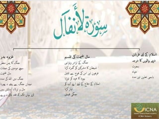 Surah Anfal New PPT Urdu