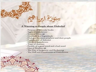 Surah ibrahim New PPT | PPTX